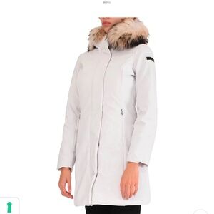 RRD | White Parka Coat with Fur Trim Hood | 46 - rare EU | rr extension